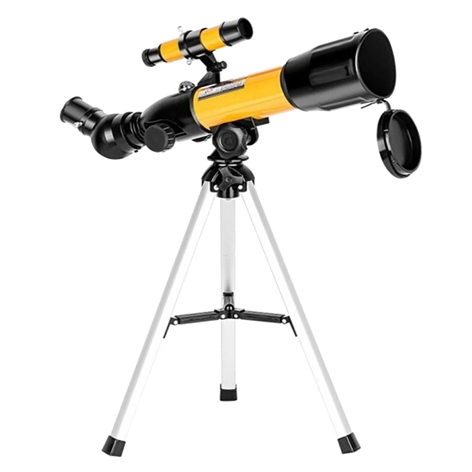 BEFOKA Kids Telescope for Astronomy Beginners - Portable Professional Telescope with Tripod, Lens Tube Extender, Star Finder & Eyepieces (Yellow) | Perfect for Stargazing, Science Learning & Outdoor Exploration