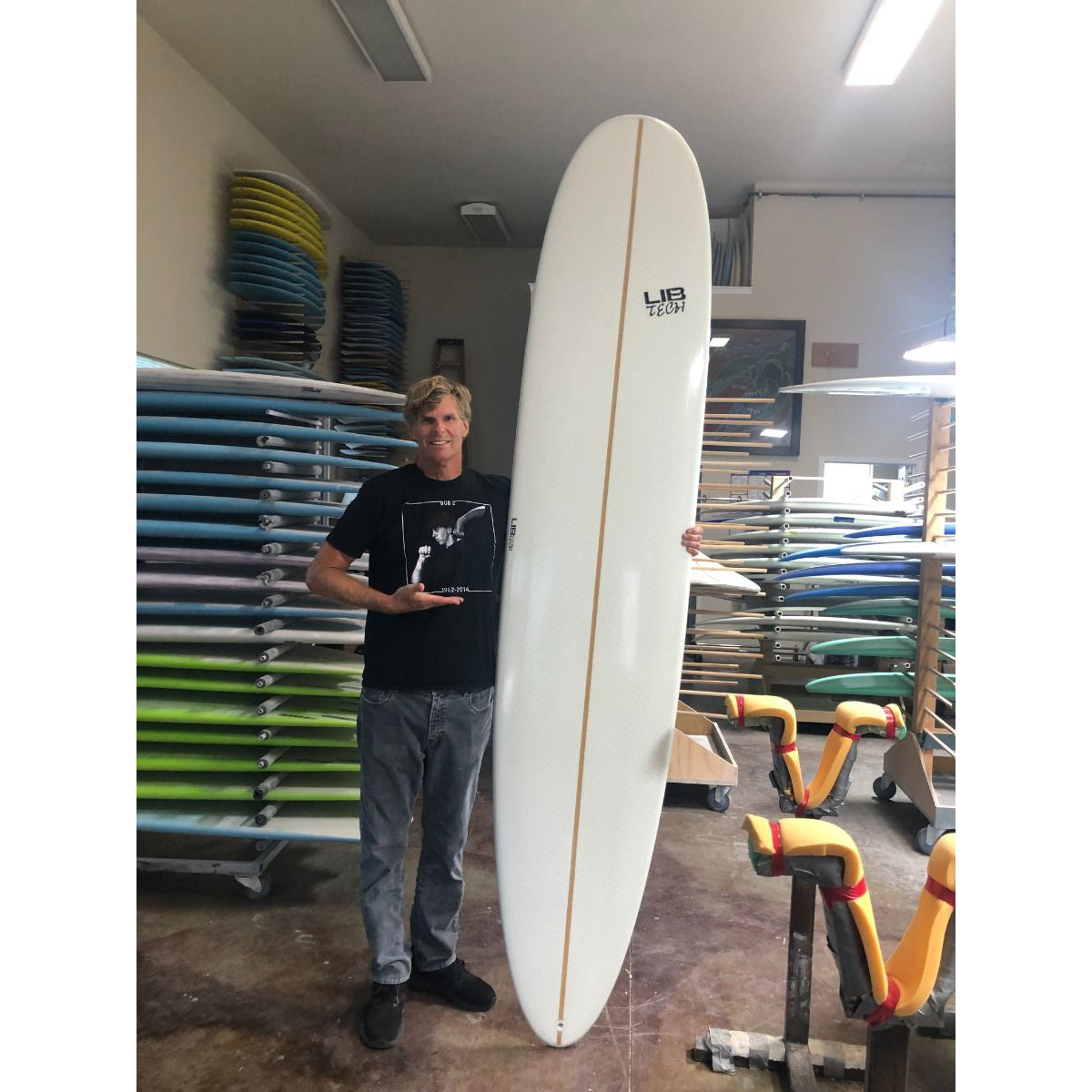 Libtech Pickup Stick 9'0 Surfboard - FCSII Compatible - Perfect for Big Wave Surfing & Beach Adventures