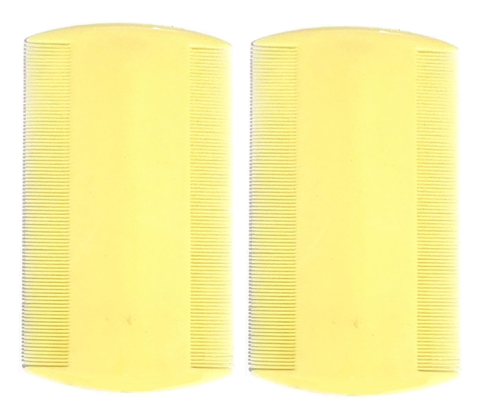DeLegarde® Lice Comb for Men & Women - 2 Pack Plastic Nit & Flea Removal Comb for Hair Dust Cleaning - Perfect for Home, Travel & School Use