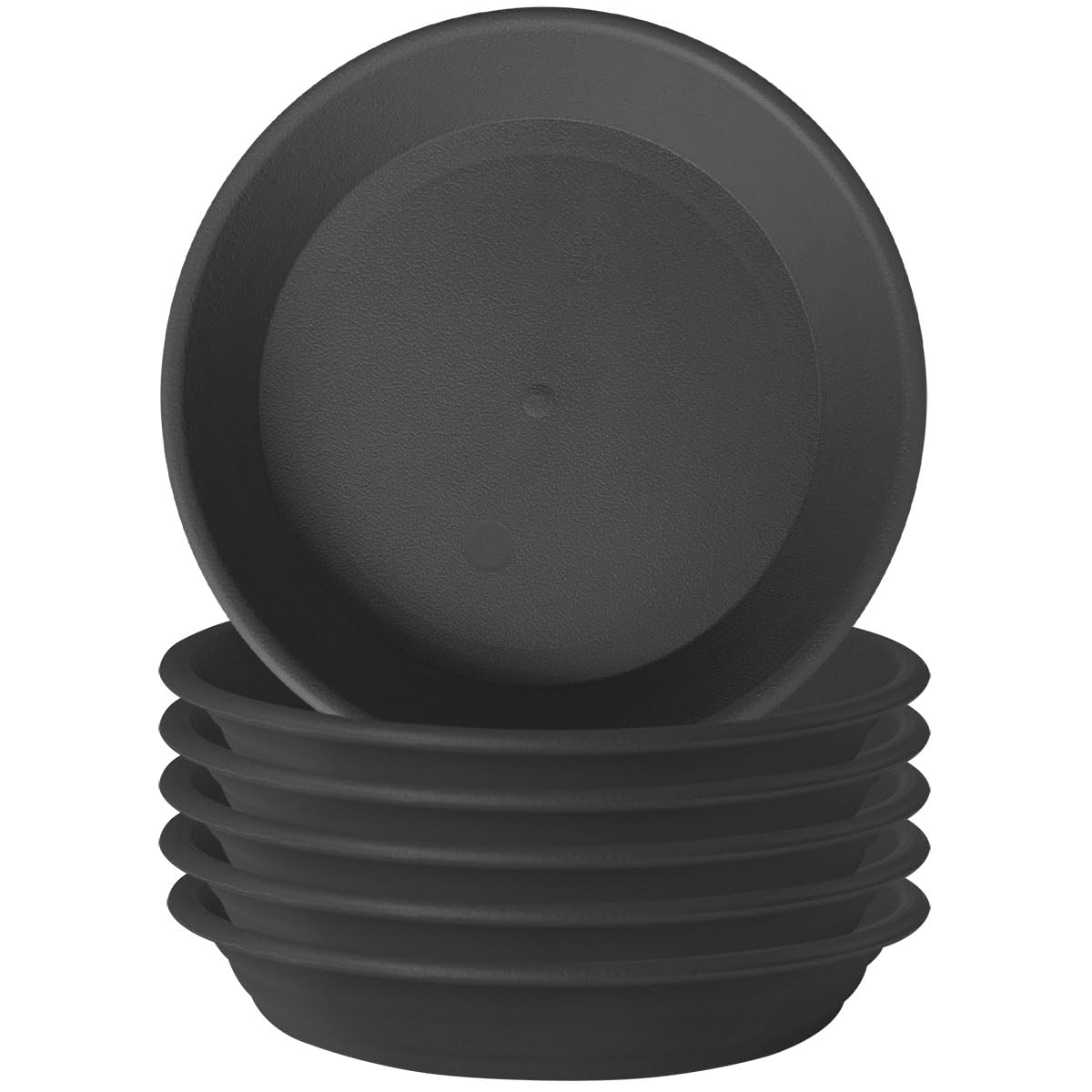 6-Pack 10 Inch Plastic Plant Saucers (7.7
