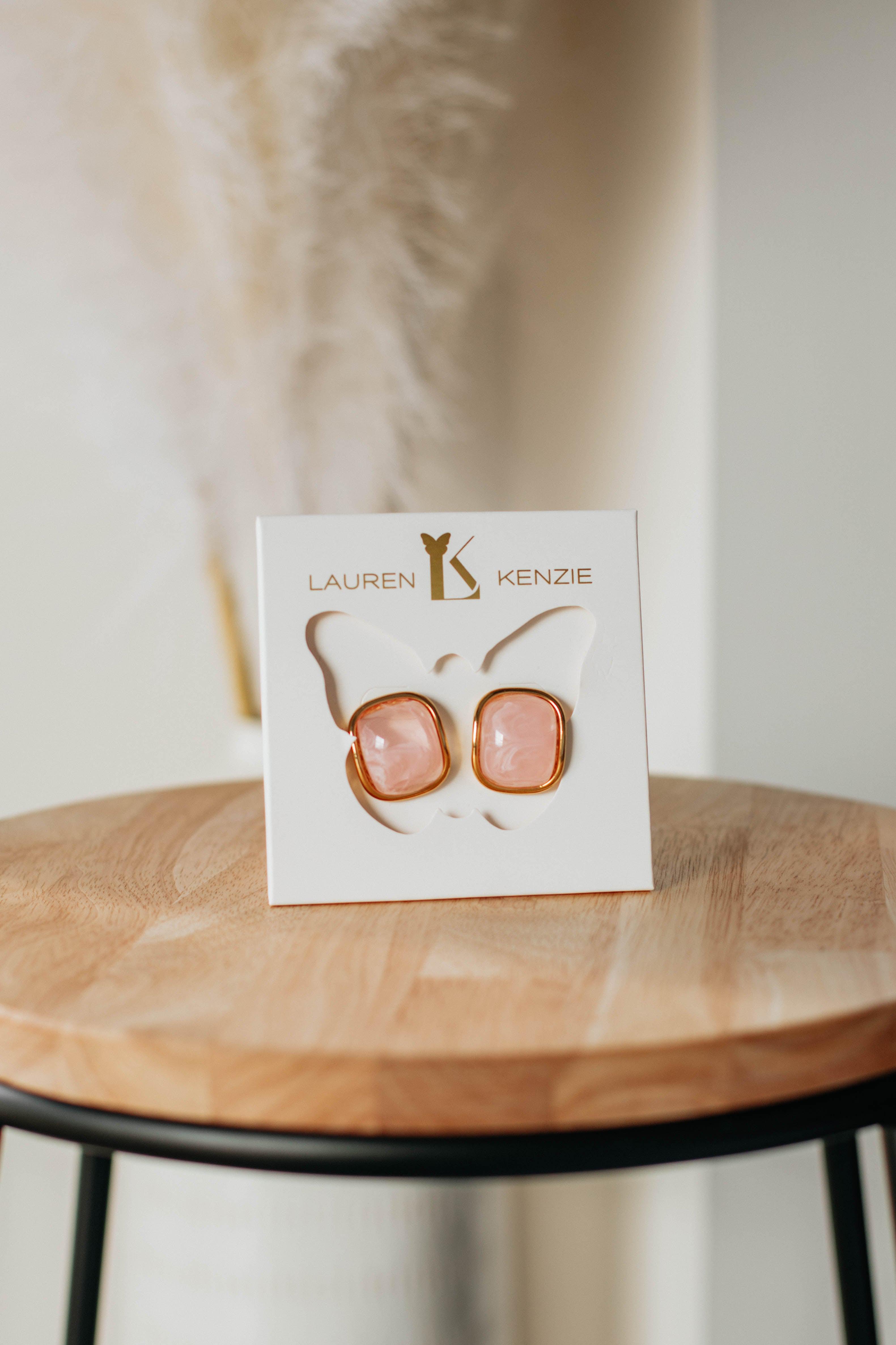 Admired Effect Earrings - Elegant Blush Pink Dangle Earrings for Women | Perfect for Weddings, Parties & Everyday Wear