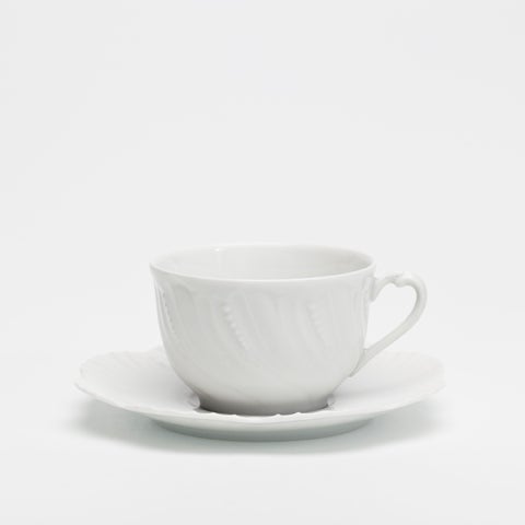Premium Ocean White Tea Saucer Set - Elegant Porcelain Tea Cup Plates for Afternoon Tea, High Tea, and Formal Gatherings - Perfect for Home, Cafe, and Restaurant Use