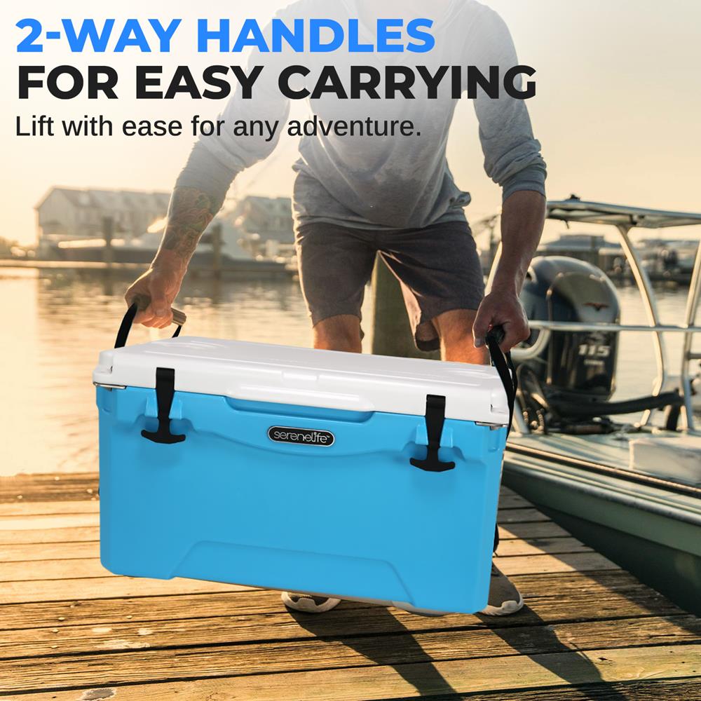 Portable Cooler Box - Insulated Ice Chest for Camping, Picnics & Outdoor Adventures - Keep Food & Drinks Cold for Hours - Compact & Lightweight Design for Easy Transport