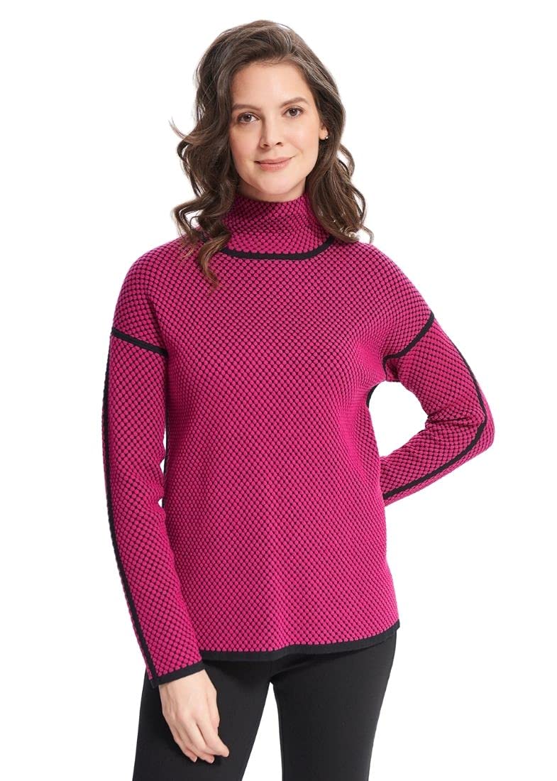 Joseph Ribkoff Women's Funnel Neck Sweater Top Style 214928 - Elegant Knit Pullover for Work & Casual Wear