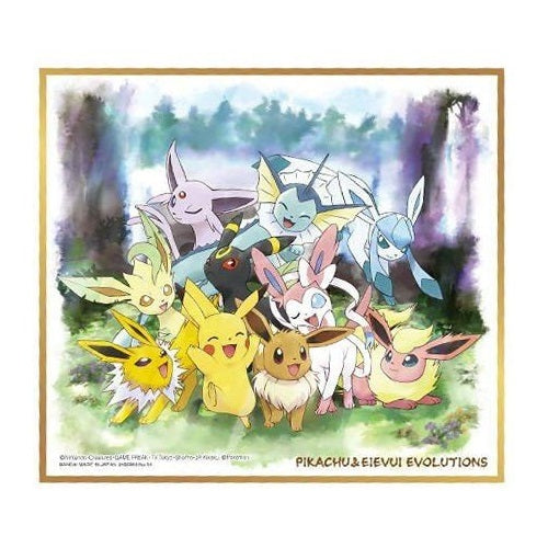 Pokemon Shikishi Art Board - Bandai Official Collectible Picture for Display & Decoration | Perfect for Anime Fans, Home Decor & Gift Giving