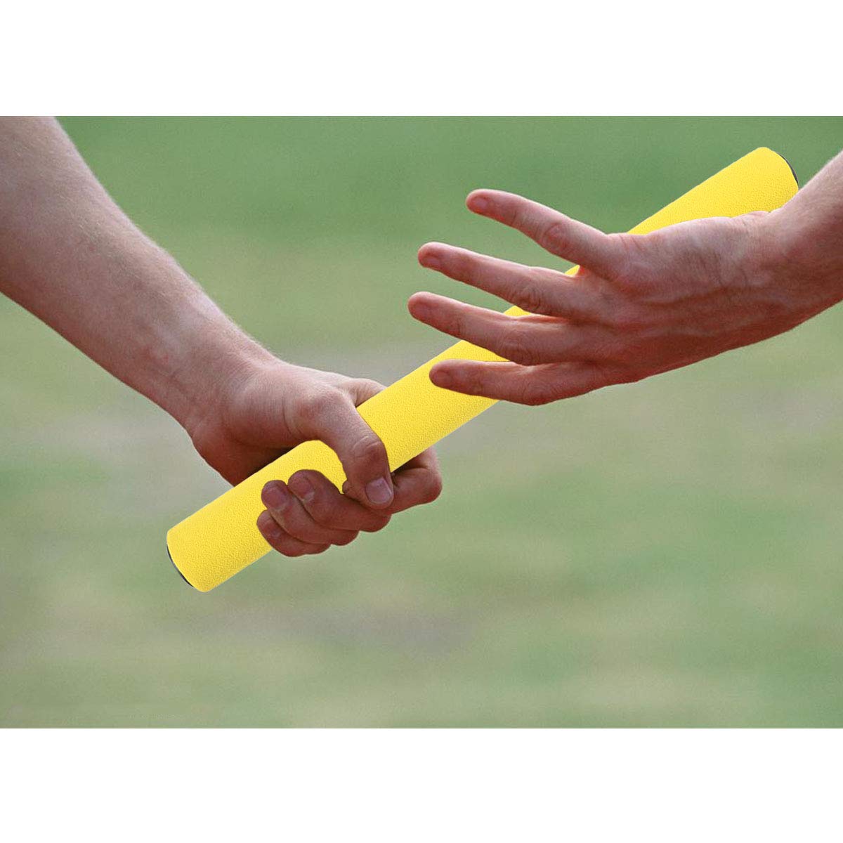 LIOOBO 4-Piece Track & Field Relay Baton Set - Professional Metal Racing Competition Equipment for Outdoor Sports, Running, and Fitness Training - Perfect for Track Meets, School Events, and Team Sports