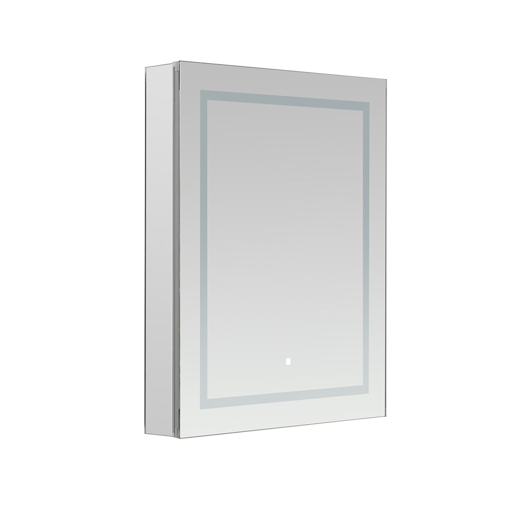 Aquadom Royale Basic Q 24x30 Right or Left Hinge LED Lighted Bathroom Medicine Cabinet - Perfect for Modern Homes & Spa-Like Retreats