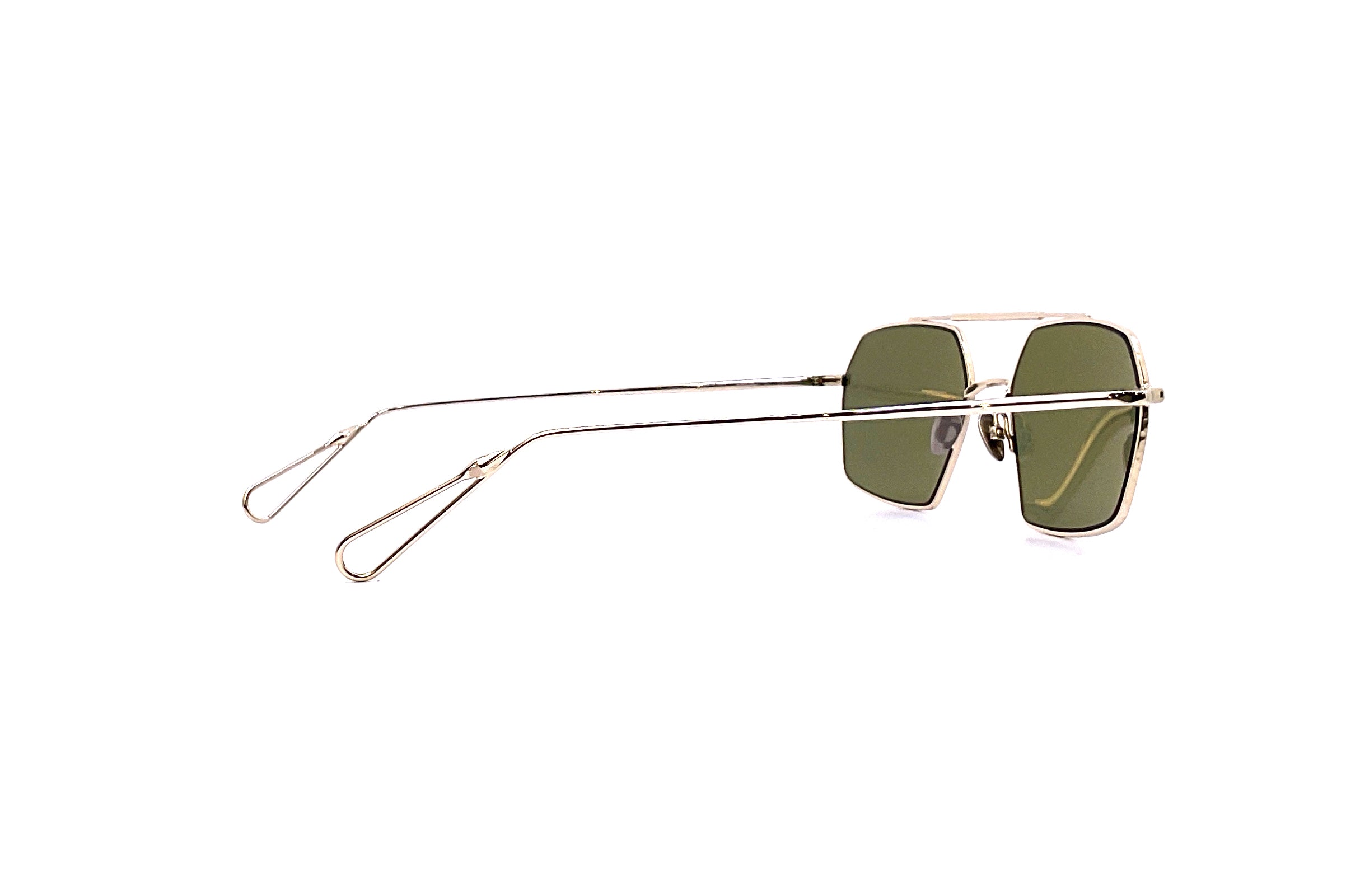 Ahlem Haussman Sun Sunglasses - Grey Gold Frame with UV Protection - Perfect for Outdoor Activities, Beach, and Driving
