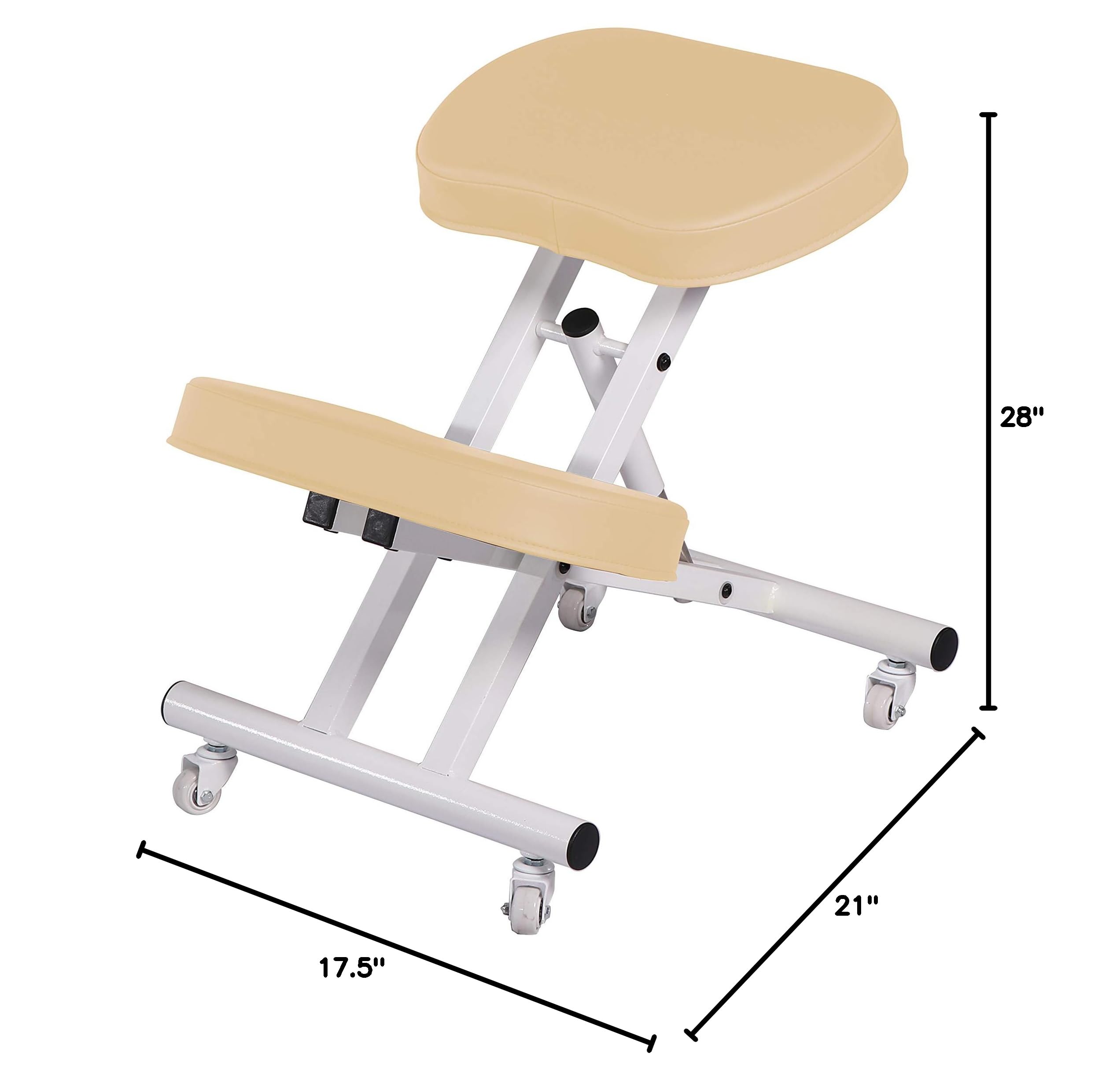 Premium Steel Massage Kneeling Chair for Home & Office - 17.5