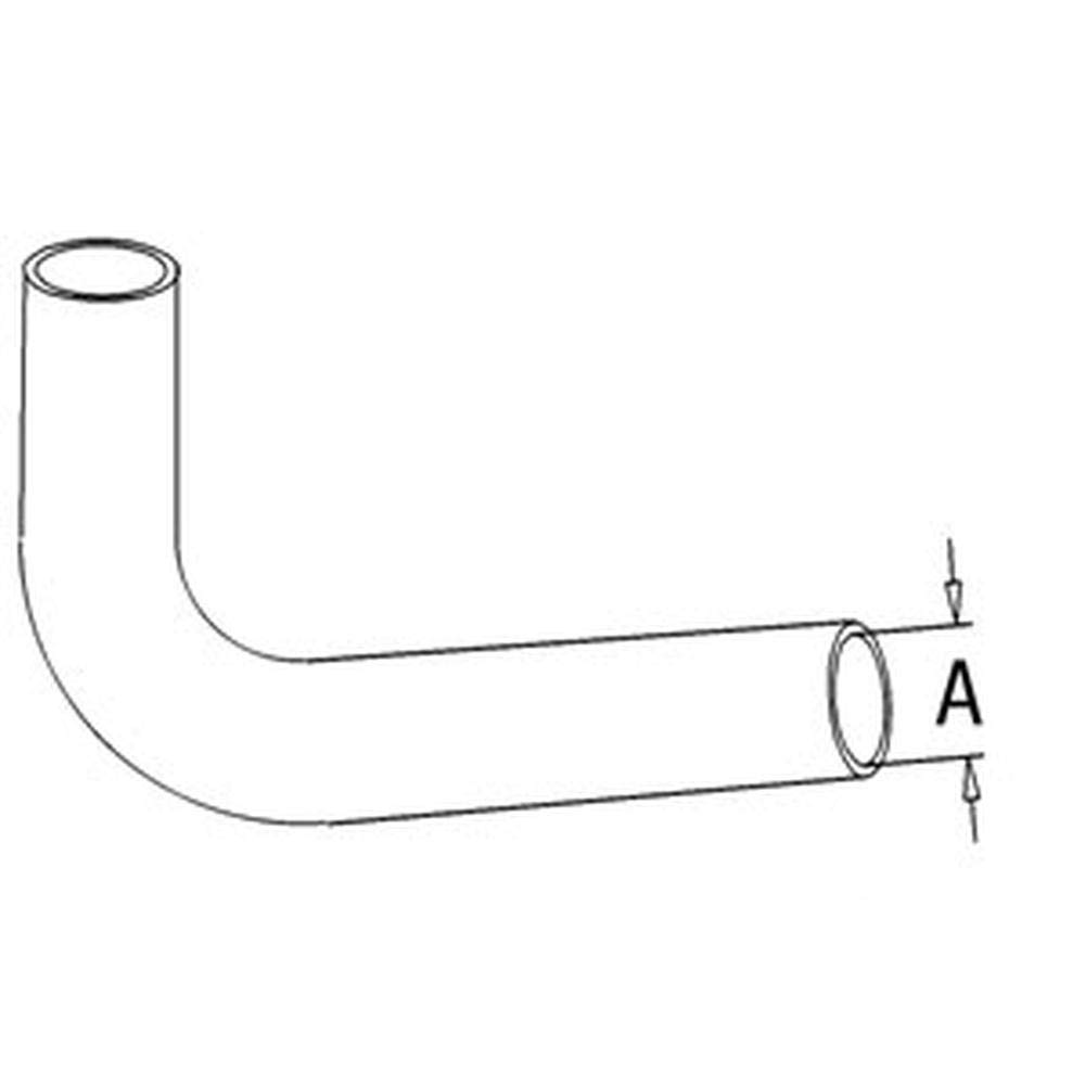 RAParts ABC4983 Upper Radiator Hose Replacement for David Brown Tractors - Durable Cooling System Part for Agricultural & Farming Equipment