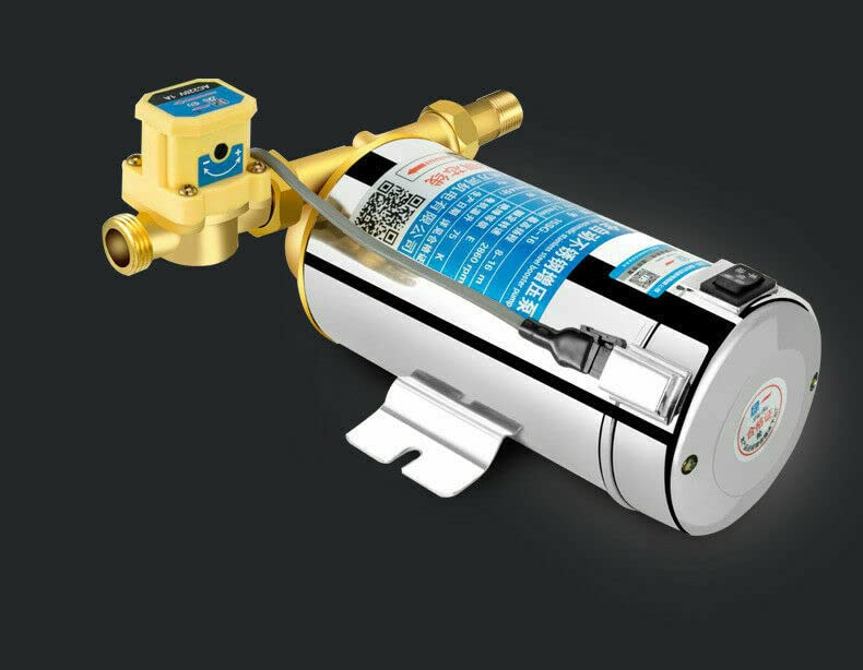 ELEOPTION 100W Stainless Steel Solar Water Heater Booster Pump - Automatic Pressure Pump for Home, RV & Off-Grid Living | Energy Efficient Water Circulation System