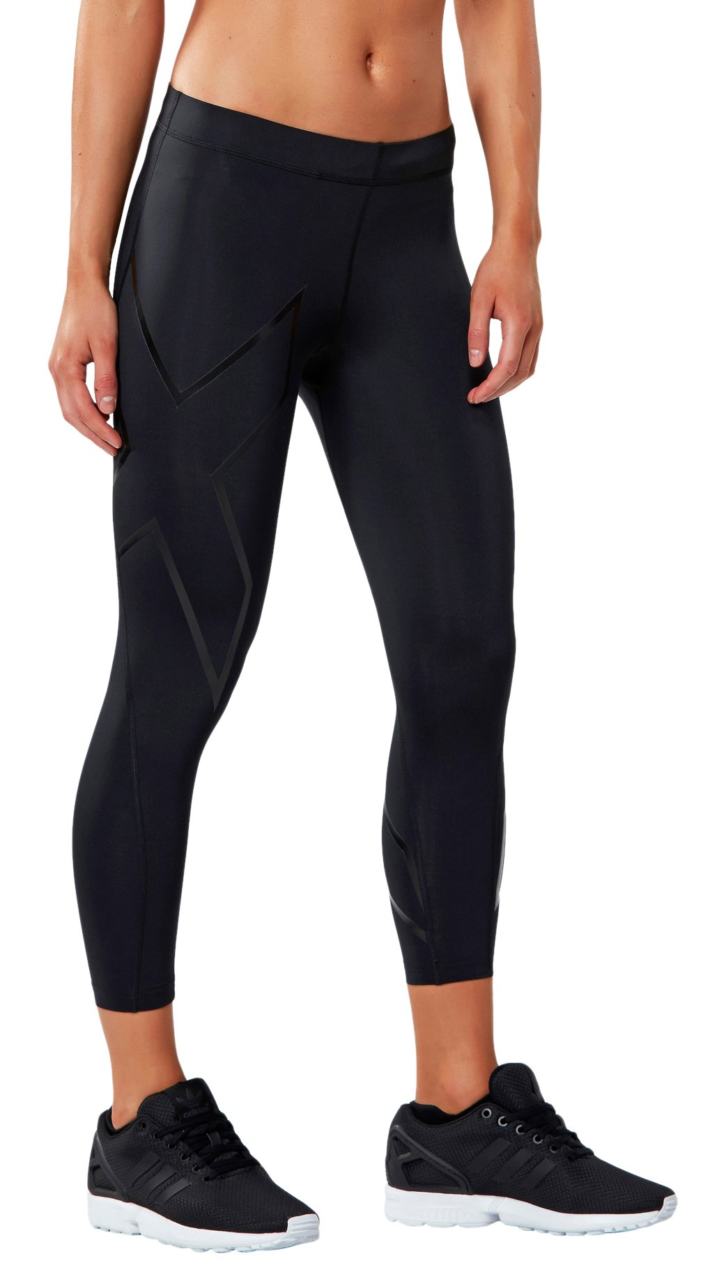 2XU Women's Core Compression 7/8 Tights - High Performance Workout Leggings for Running, Yoga & Gym | Moisture-Wicking & Breathable Activewear