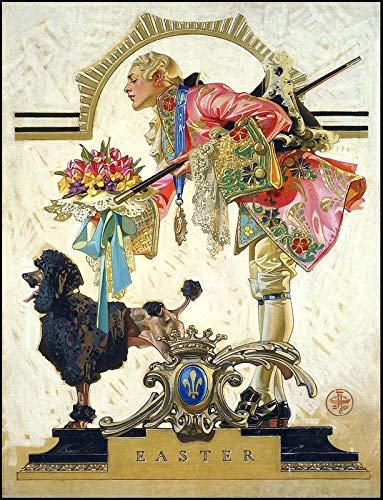 JC Leyendecker Easter Canvas Art Print - Wall Decor - Stretched Canvas Wrap - Perfect for Home, Office & Holiday Decorations
