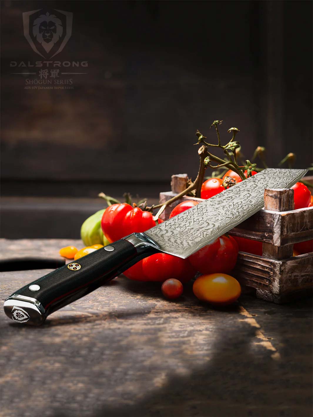 Premium Kiritsuke Chef Knife 8.5 Inch - Shogun Series ELITE Japanese Kitchen Knife - High Carbon Steel Blade with Ergonomic Handle - Perfect for Sushi, Vegetables & Precision Cutting - Dalstrong