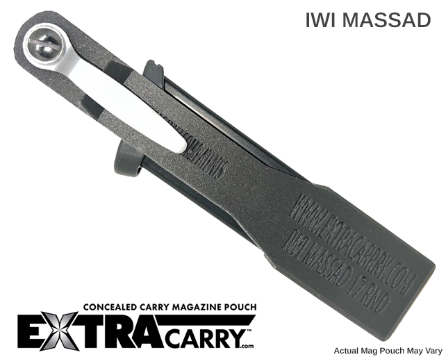 IWI Masada 17 Round Magazine Pouch - Tactical Pistol Magazine Holder for Range Training & Concealed Carry | Fits Glock, Sig Sauer & More
