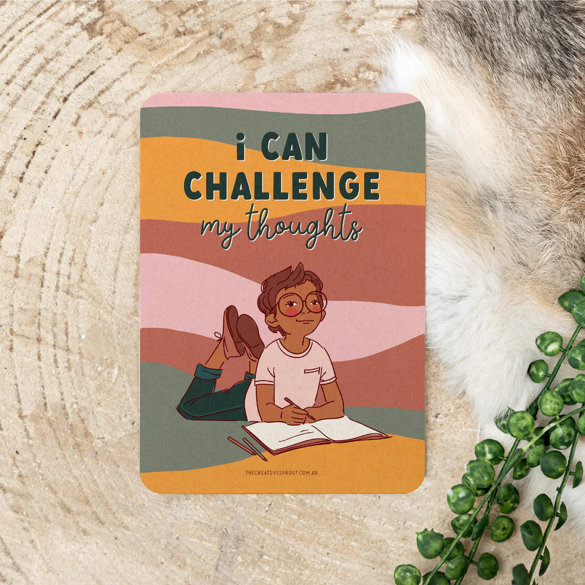 Creative Sprout Anxiety & Confidence Affirmation Cards for Kids - Positive Mindset & Emotional Growth - Perfect for Home, Classroom & Therapy Sessions