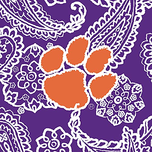 Clemson University Purple/White Bandana