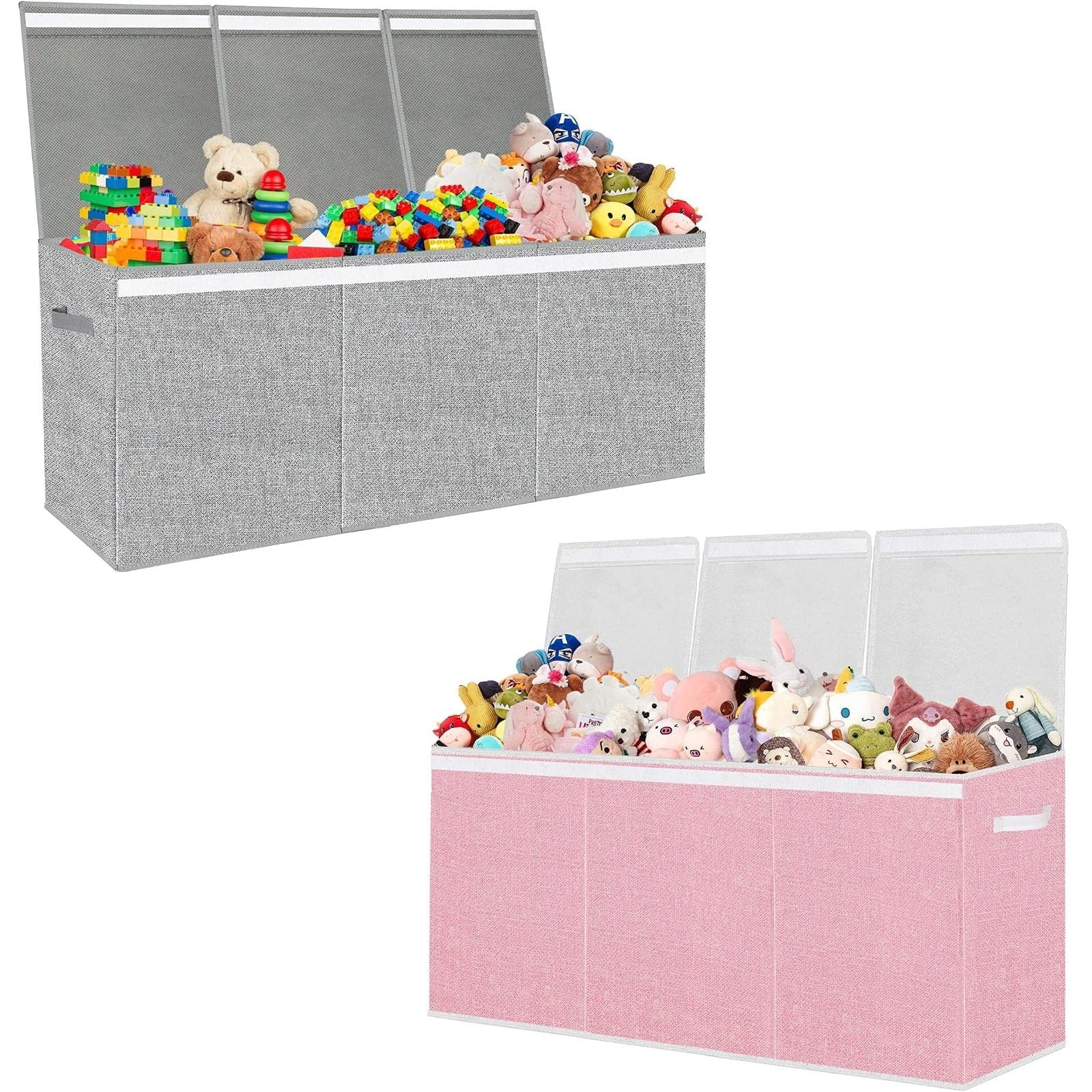 **Pantryily Extra Large Collapsible Toy Storage Box for Kids - 35.8