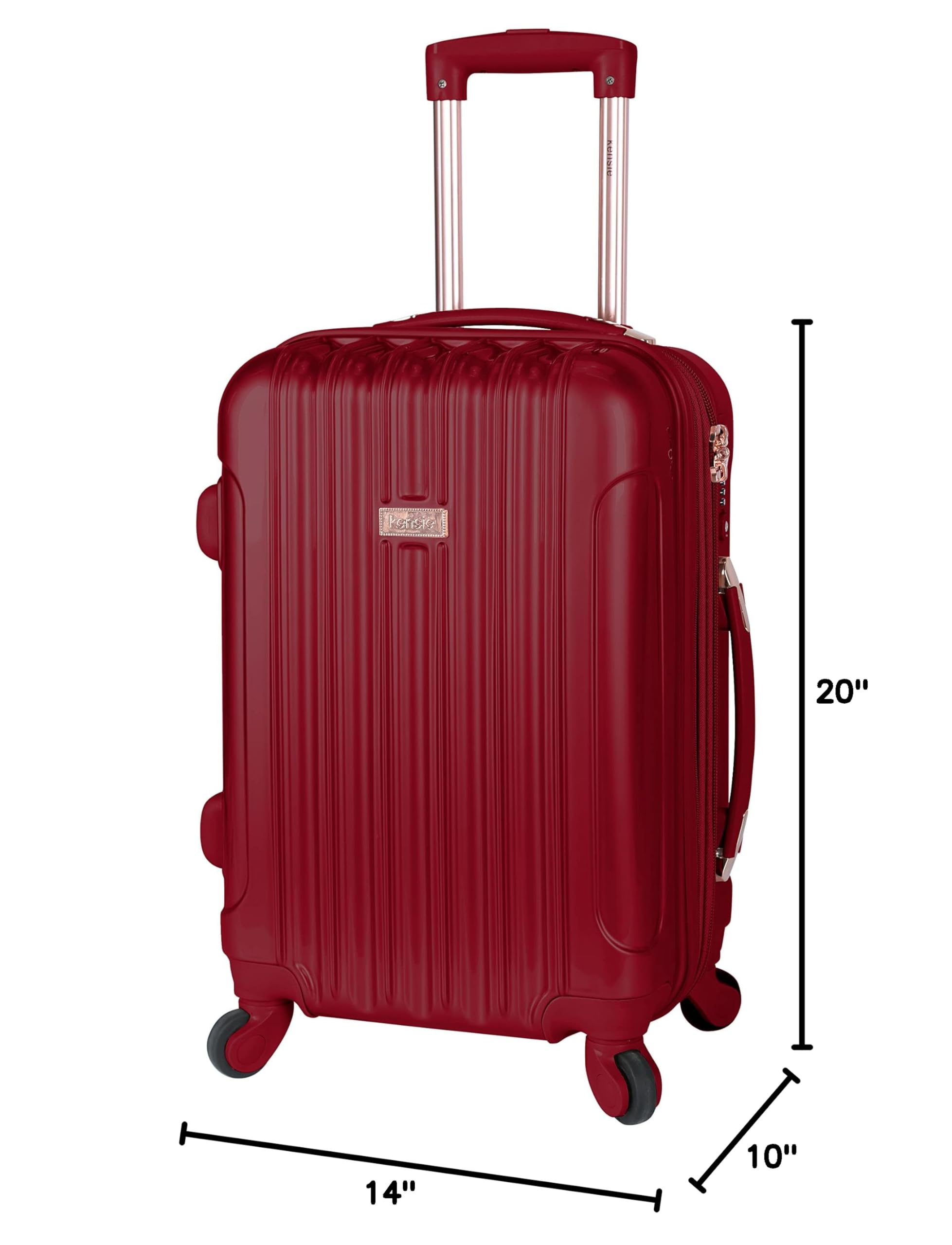 Kensie Women's Alma Hardside Spinner Luggage 20