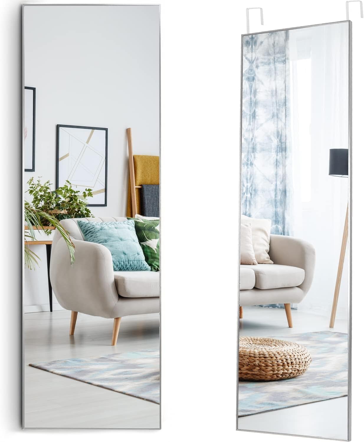 Mirrotek Full Length Over The Door Mirror 13.7