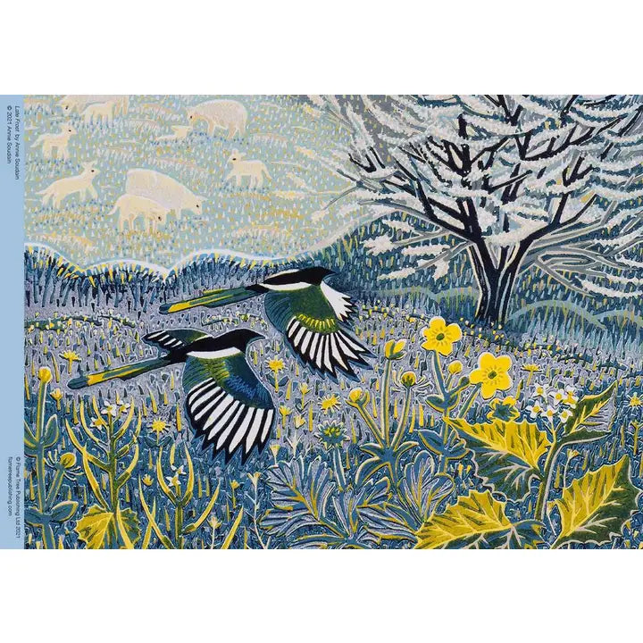 Late Frost 500 Piece Jigsaw Puzzle - Winter Landscape Puzzle for Adults & Teens - Perfect for Family Game Nights & Relaxation