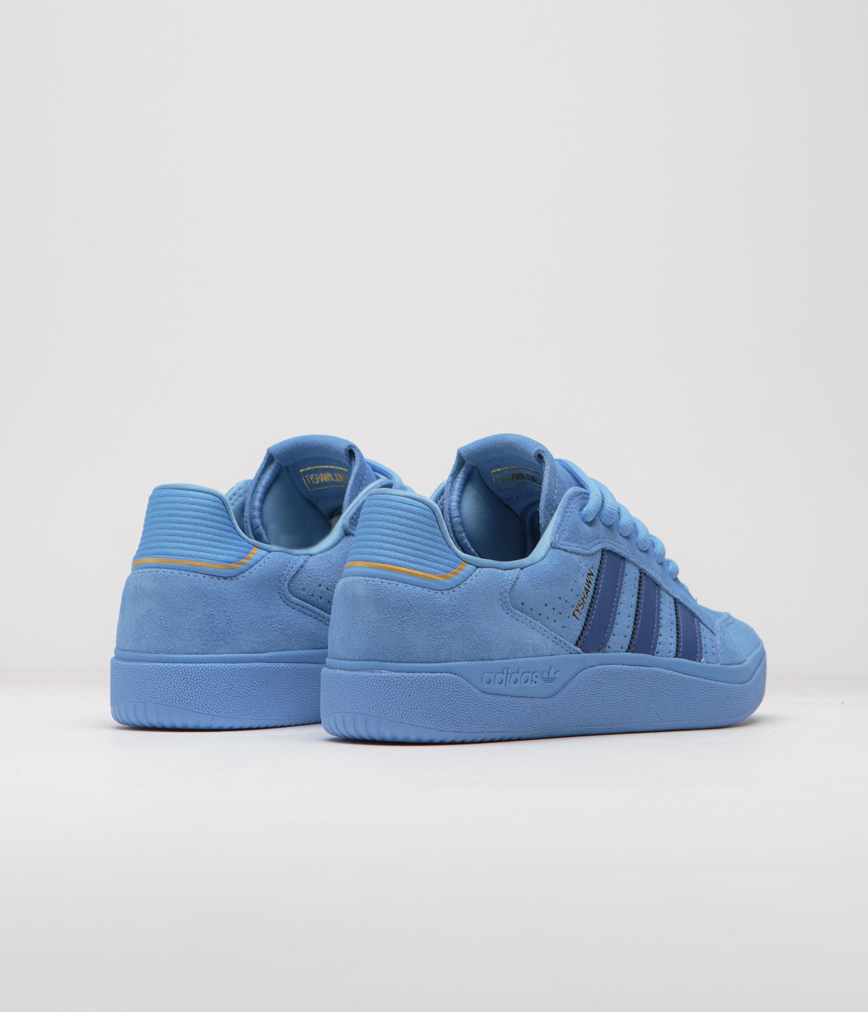 Adidas Tyshawn Low Sneakers - Blue Burst/Team Royal Blue/Bluebird - Men's Casual Basketball Shoes for Streetwear & Gym Workouts