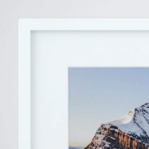 Frame It Easy 13x25 Inch White Metal Picture Frame - Ashford Collection - Perfect for Wall Art, Photos & Home Decor
