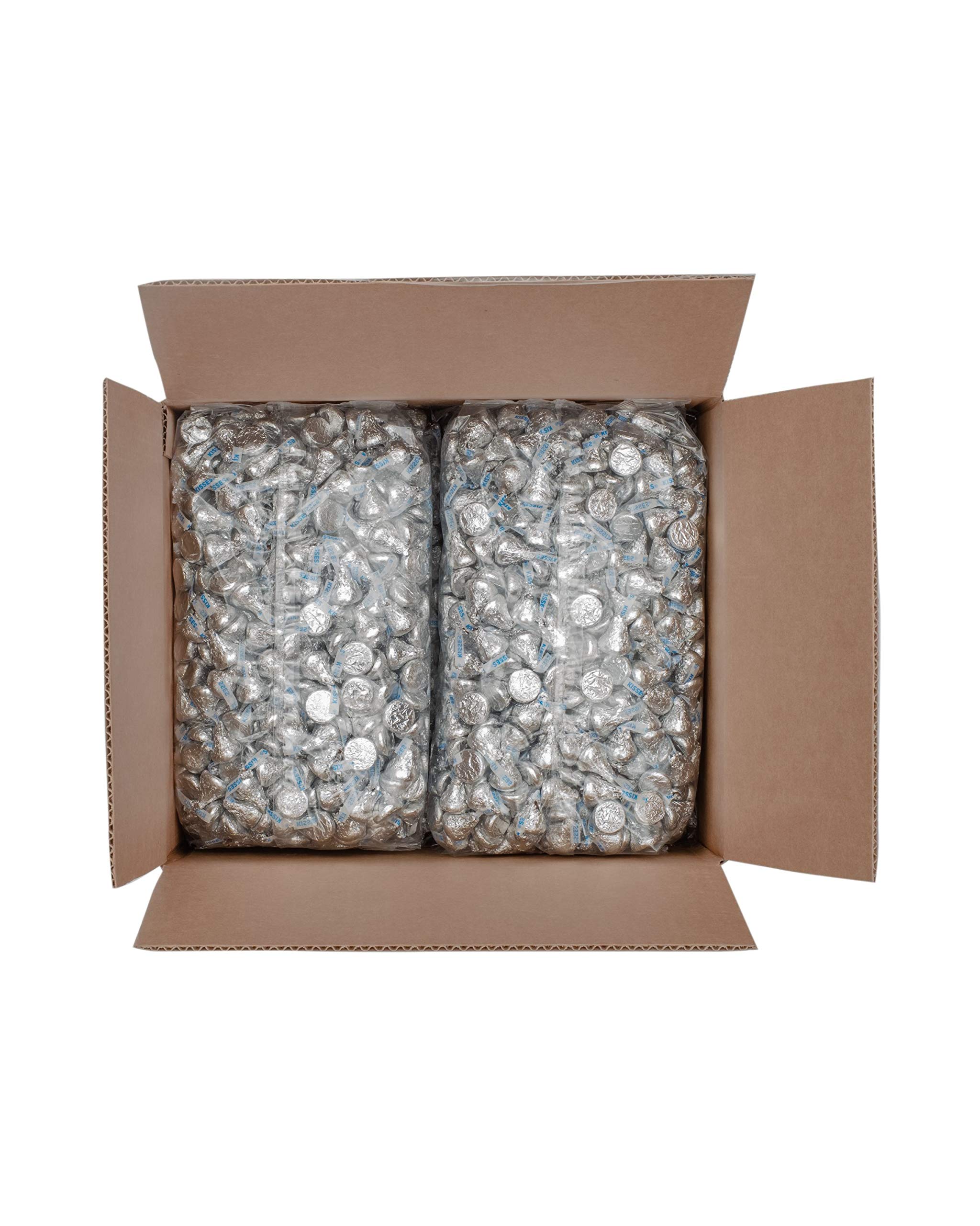 HERSHEY'S KISSES Milk Chocolate Candy - 25 Pound Bulk Bag for Parties, Weddings & Baking | Individually Wrapped Bulk Chocolate for Gifts, Fundraisers & Desserts