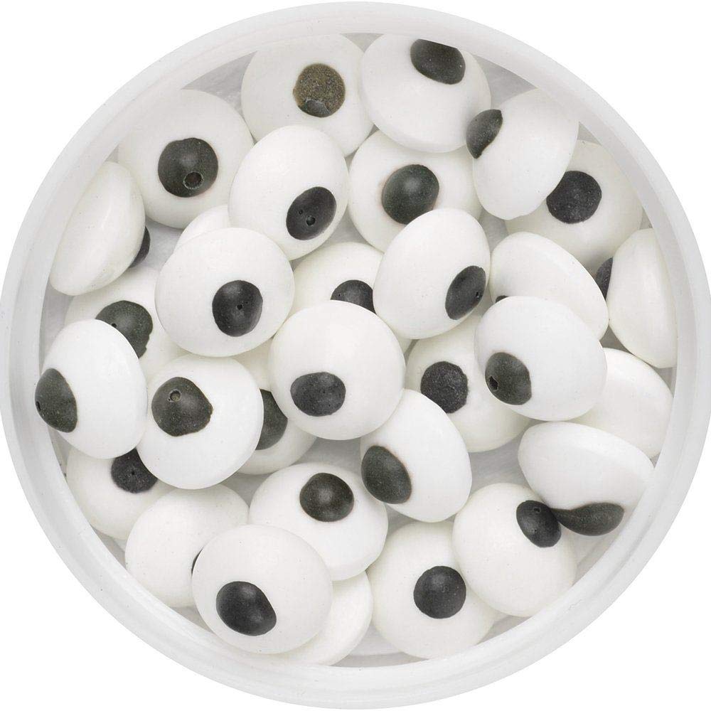 Edible Jumbo Candy Eye Toppers - Bulk Baking Decorations for Cupcakes, Cakes, Cookies - Funny Googly Eyes for Halloween, Easter & Edible Art Projects - Variety Pack (2pk) - Perfect for Party Treats & DIY Dessert Decorating