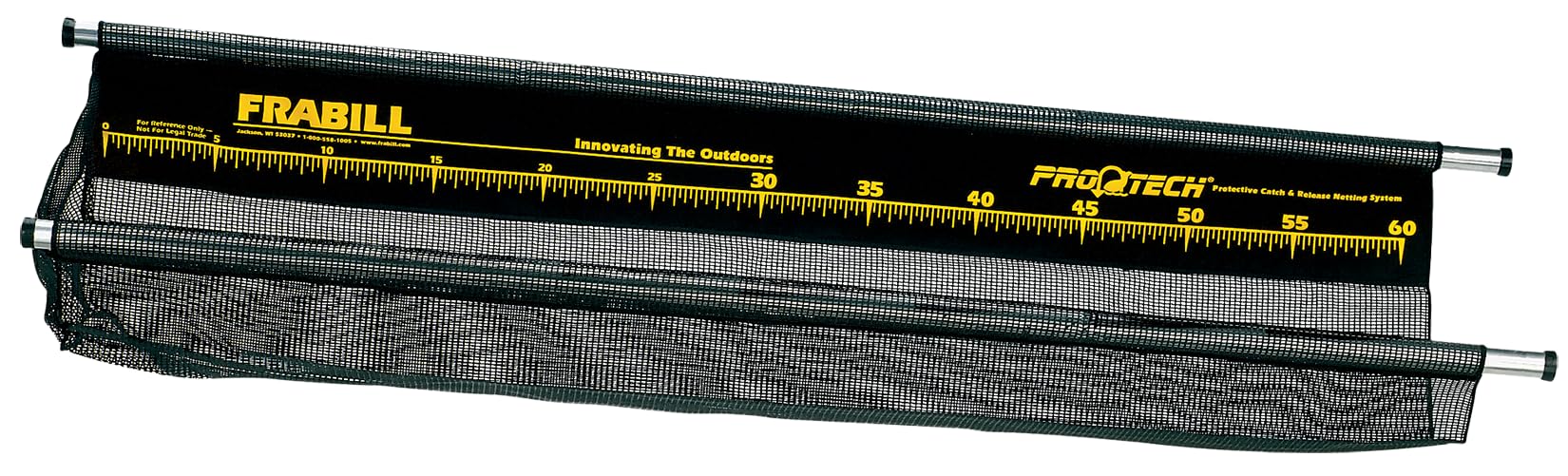 FRABILL 9998 Professional Fishing Net with Floating Foam Collar - Durable Fish Landing Net for Bass, Trout, Walleye - Ideal for Freshwater Fishing, Kayak Angling, and Shore Fishing Adventures