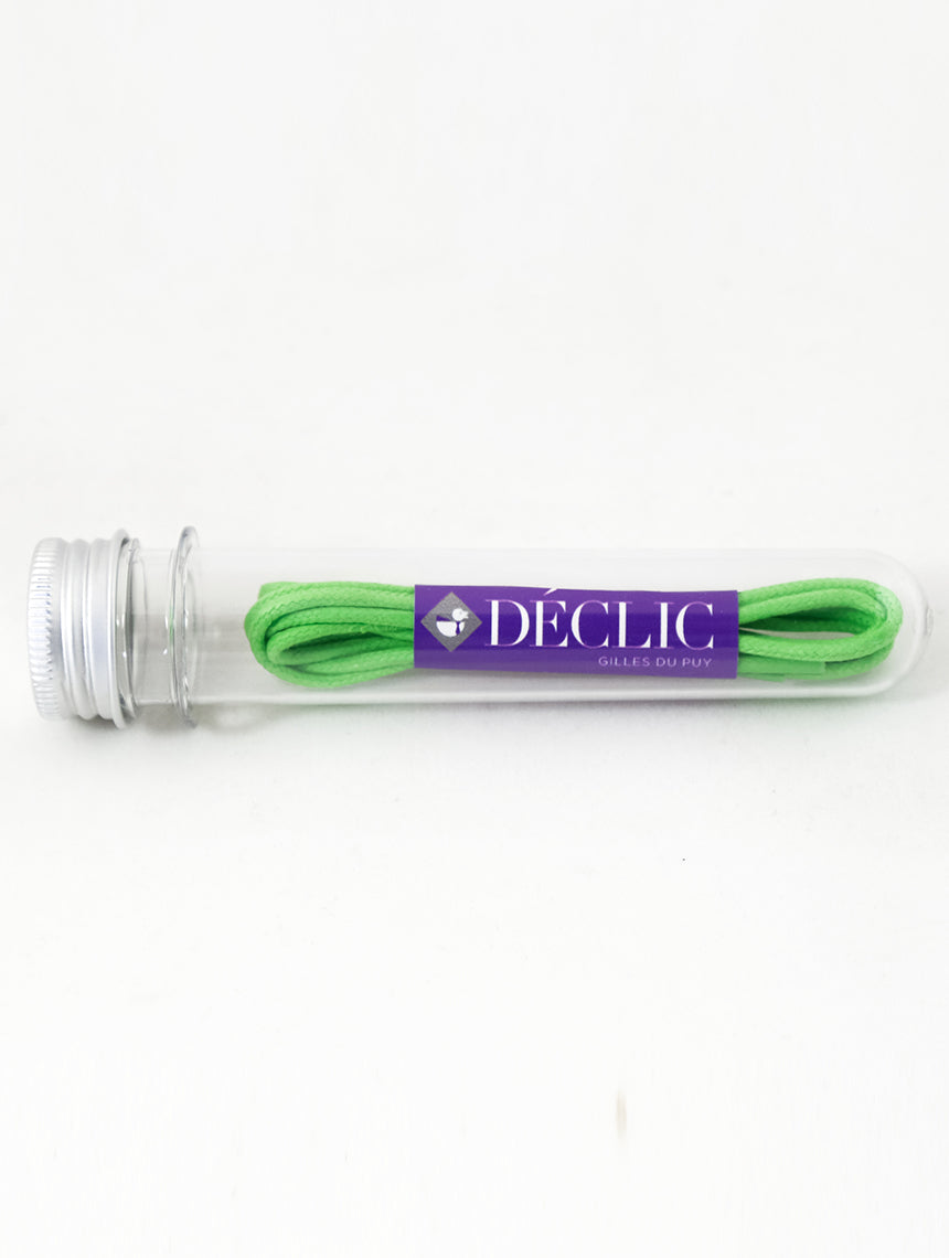 DÉCLIC Shoelaces - Lime Green Color, No-Tie Elastic Shoelaces for Sneakers, Running Shoes & Casual Footwear - Perfect for Kids, Adults & Athletes - Easy to Use & Comfortable for All-Day Wear