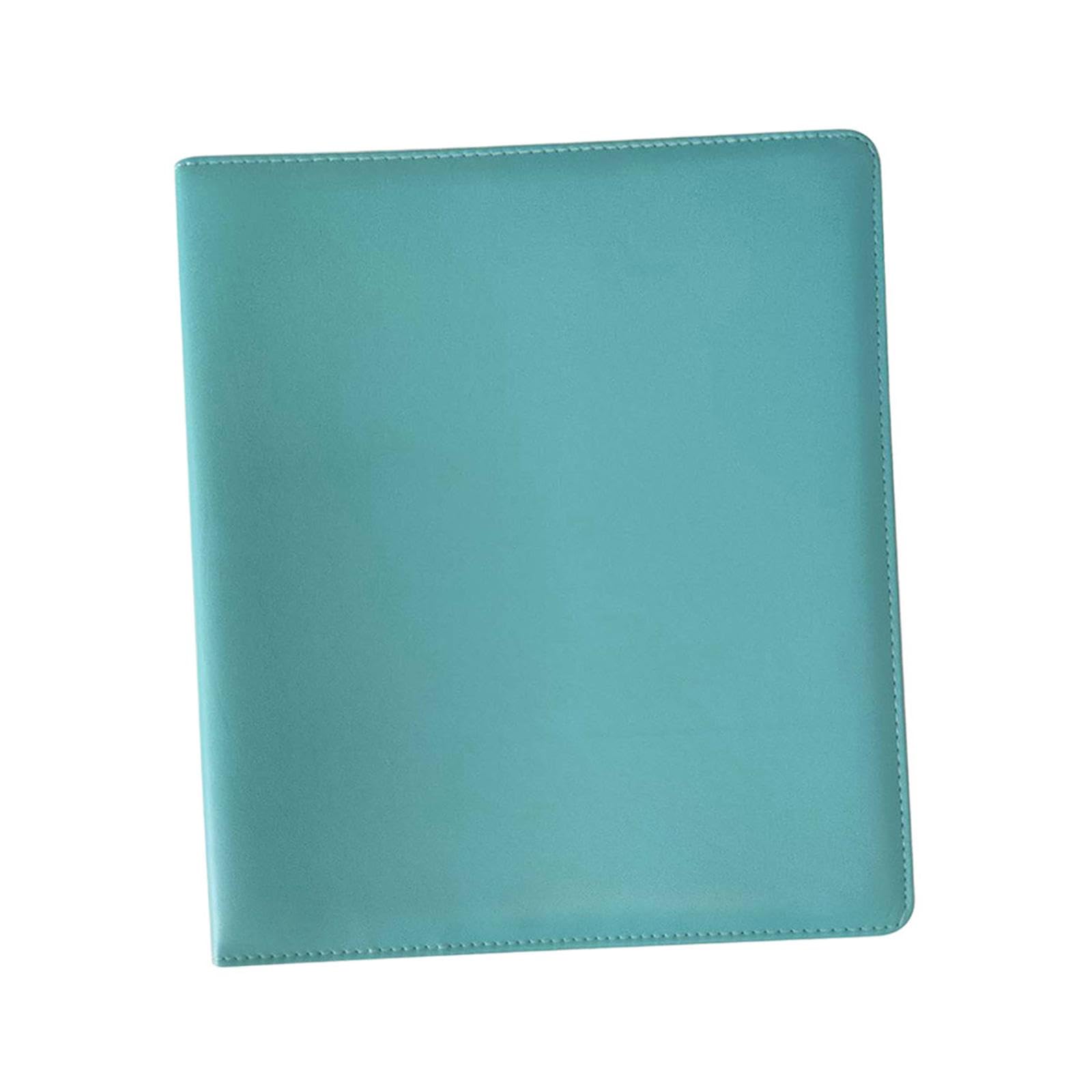 Tachiuwa A4 Photocard Holder Binder - 9 Pocket Card Pages with 3 Rings, Perfect for Collecting Baseball, Football & Business Cards (Light Blue) - Ideal for Trading Card Games, Sports Memorabilia & Office Organization
