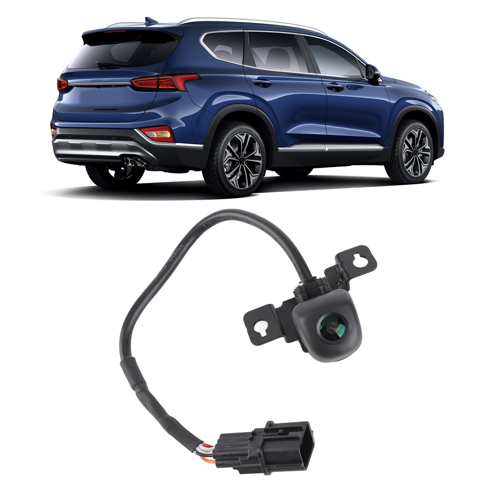 2017-2019 Hyundai Santa Fe XL Backup Camera | HD Rear View Parking Assist Reverse Camera (95760 B8641) | Enhanced Safety & Visibility for Night Driving & Tight Parking Spaces
