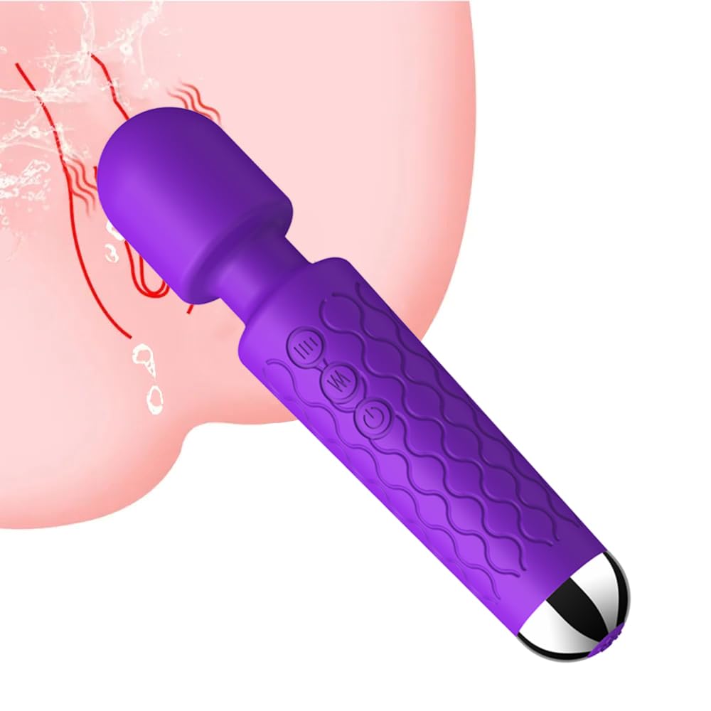 Rechargeable Powerful Clitoral Vibrator for Women - G-Spot & Clit Stimulator, Silent Waterproof Adult Sex Toy with AV Wand, Labia Massager for Intense Orgasms - Perfect Couples Gift & Solo Play