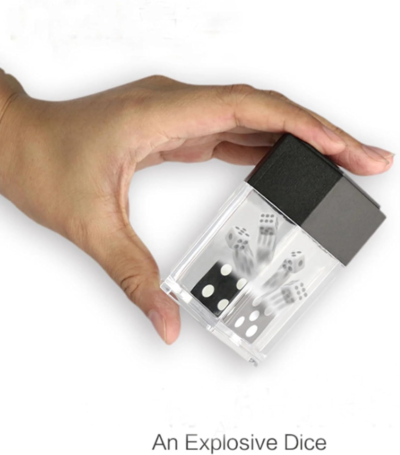 1 Set Black Dice Bomb Magic Tricks - Exploding Dice Magic Props for Magicians, Close-up Street Illusion Gimmicks & Mentalism | Novelty Funny Gag Toys & Games | Perfect for Magic Shows, Parties, and Prank Gifts