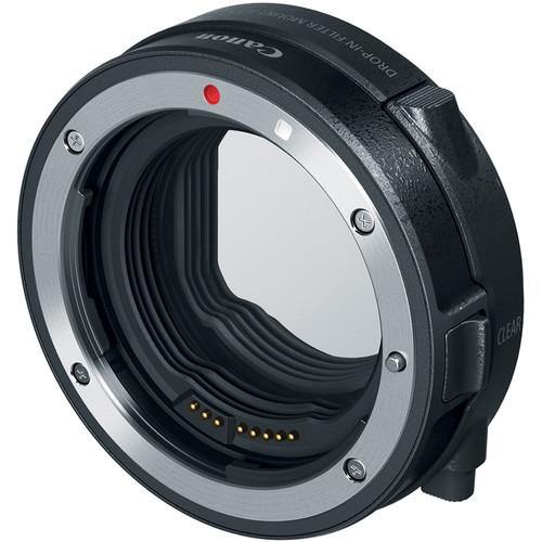Canon EF to RF Lens Mount Adapter with Drop-in Variable ND Filter - Compatible with EOS R Cameras - Perfect for Videography & Photography in Changing Light Conditions