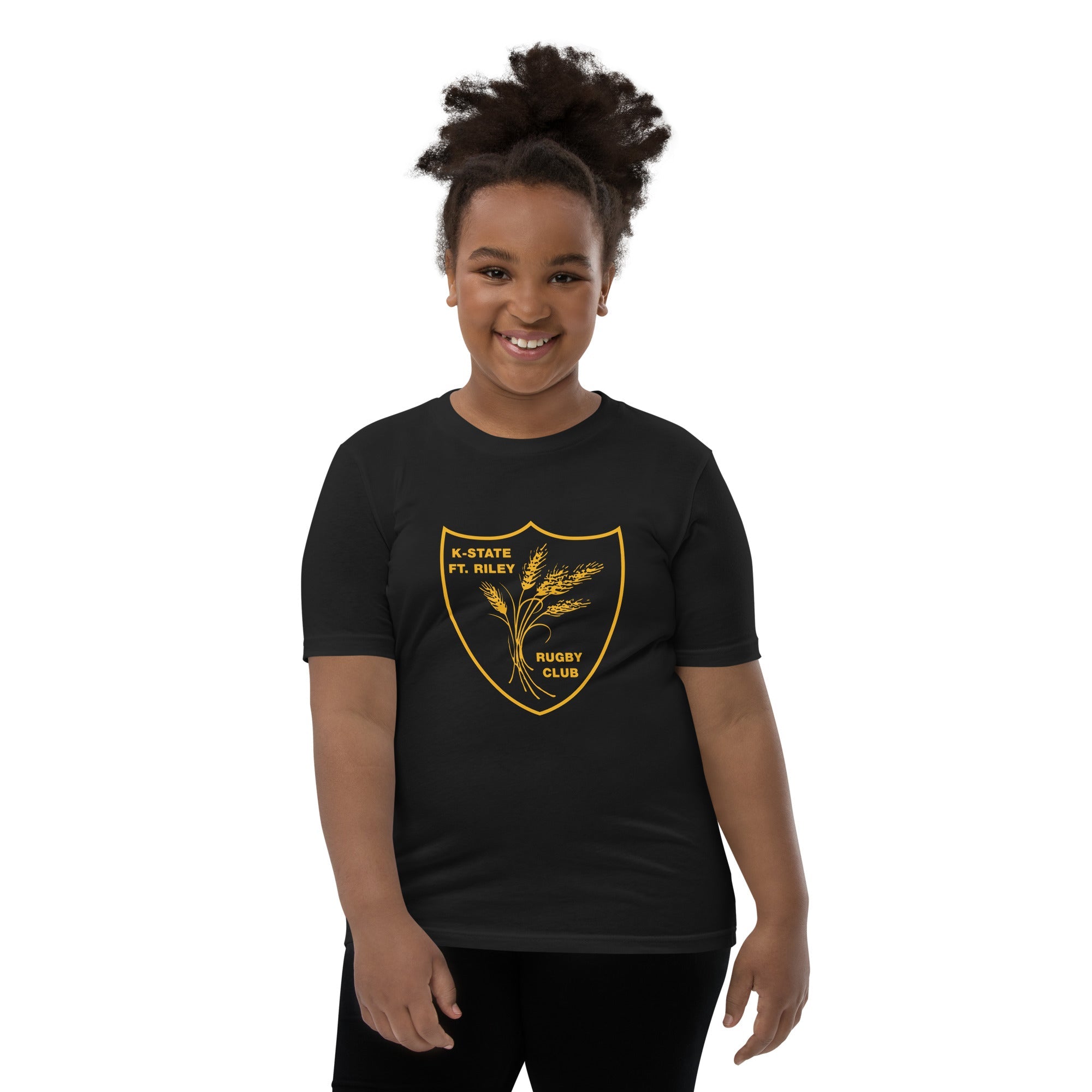 KSUFR Youth Rugby T-Shirt - Comfortable & Stylish Rugby Social Tee for Boys & Girls - Perfect for Games, Training & Casual Wear