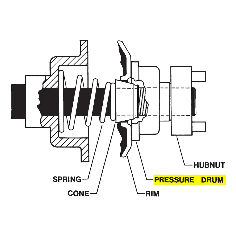 Coats OEM Pressure Drum for 6401/6450 HD Wheel Balancer 8308642 - Perfect for Auto Repair Shops & Tire Balancing Services