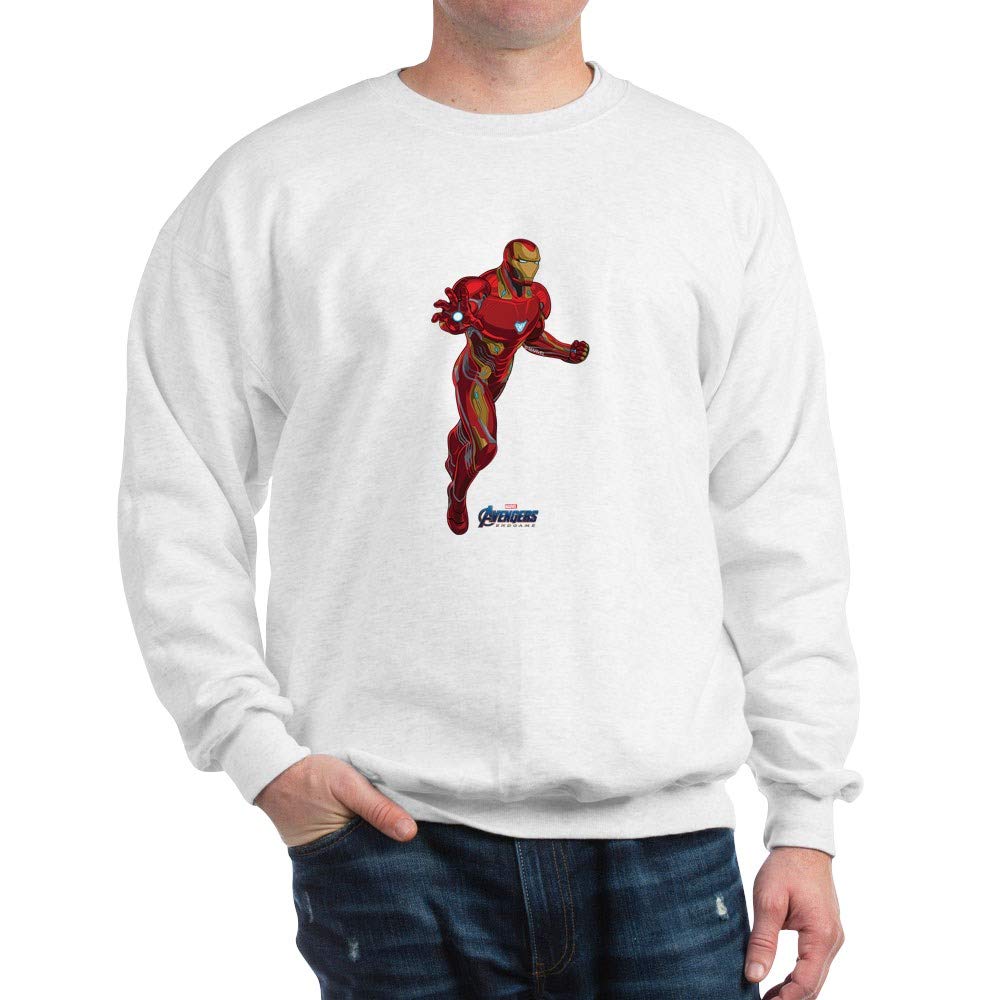 Iron Man Classic Crew Neck Sweatshirt - Marvel Superhero Graphic Pullover for Men & Women | Casual Wear, Cosplay & Gift for Avengers Fans