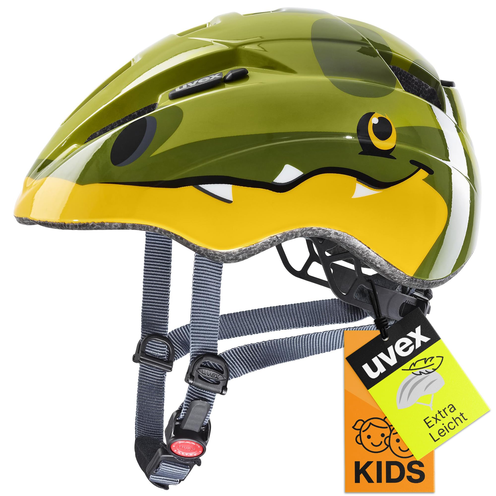 UVEX Kid 2 Bike Helmet for Children - Lightweight & Adjustable Youth Cycling Helmet with Safety Certification - Perfect for Road Biking, Mountain Cycling & Outdoor Sports Activities