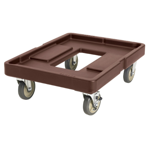 Cambro CD400131 Camdolly for UPC400 - Dark Brown Utility Cart with 300 lb Capacity - Ideal for Restaurant, Kitchen & Warehouse Use