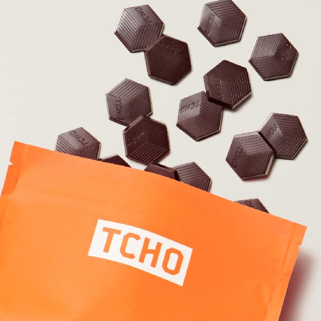 Organic & Fair Trade Certified TCHO 66% Dark Chocolate Baking Couvertures (6.6lb Bag) - Non-GMO, Vegan, Dairy-Free, Soy-Free | Perfect for Baking, Desserts & Gourmet Recipes