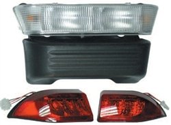 Club Car Precedent Golf Cart Light Bar Bumper Kit for 2008.5+ Models - 12V LED Off-Road Lighting System with Durable Mounting Brackets - Perfect for Night Golfing, Camping & Off-Road Adventures