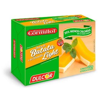 Light Dulcor Dulce de Batata - Sweet Potato Cream with Vanilla Flavor (15.17 oz / 430g) | Healthy Dessert Topping for Pancakes, Yogurt & Pastries