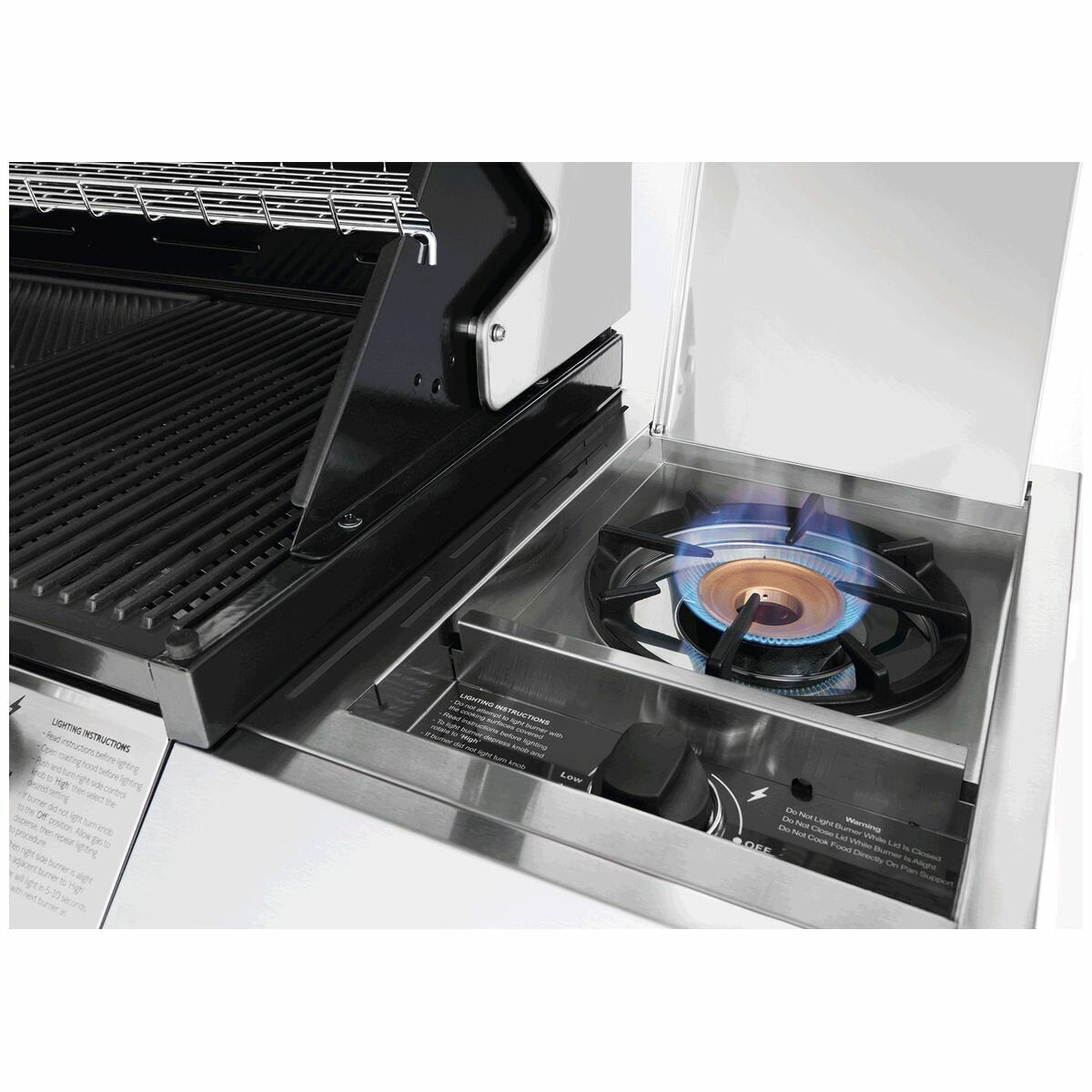 Beefeater 1200 Series 5-Burner LPG Gas Grill with Side Burner & Rolling Cart - BMG1251SB - Perfect for Backyard BBQs, Outdoor Cooking & Family Gatherings