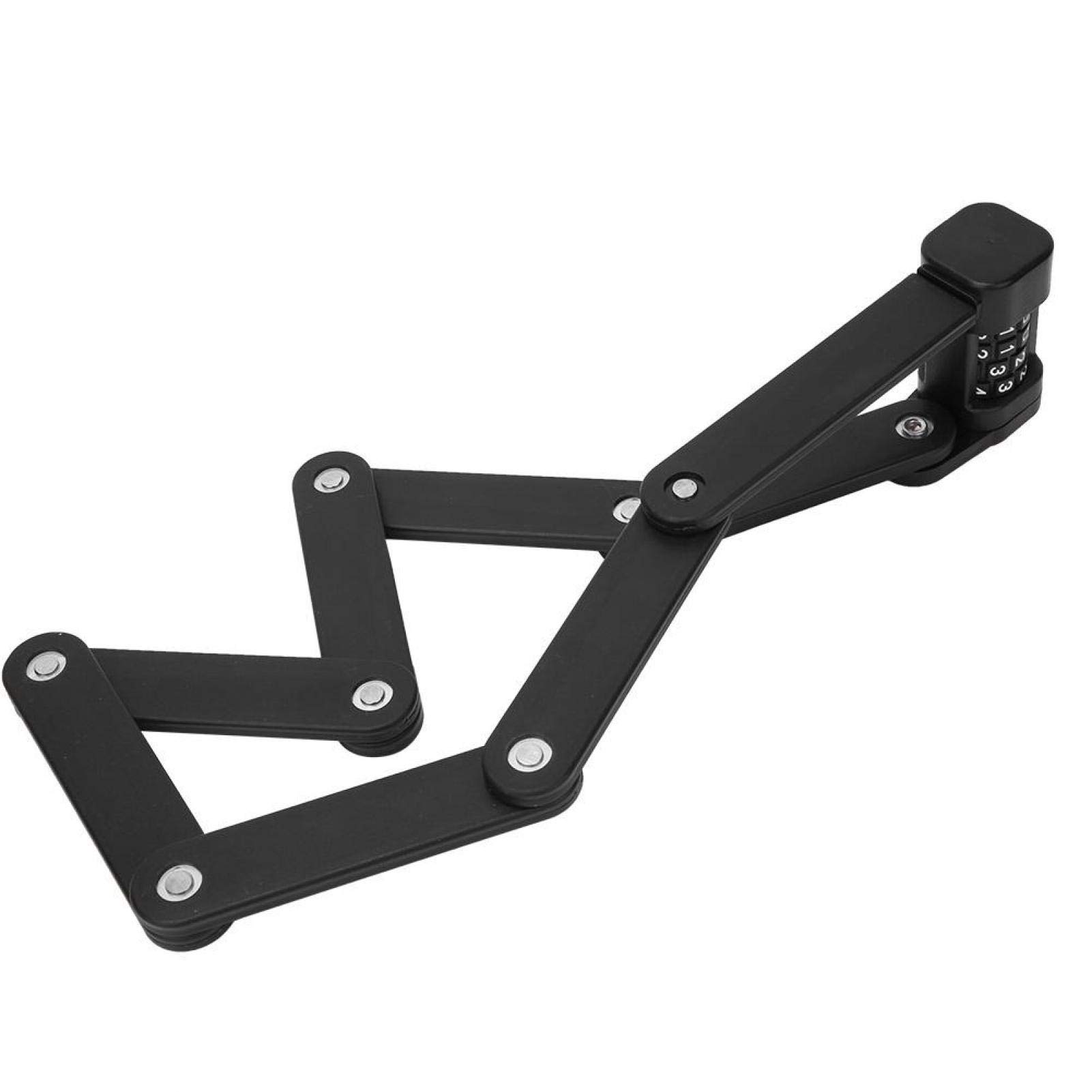 Germerse Portable Password Lock - ABS & Alloy Steel Folding Bike Lock for Electric Bicycle, Motorcycle & Scooter | Secure Parking for Urban Commuting & Outdoor Adventures