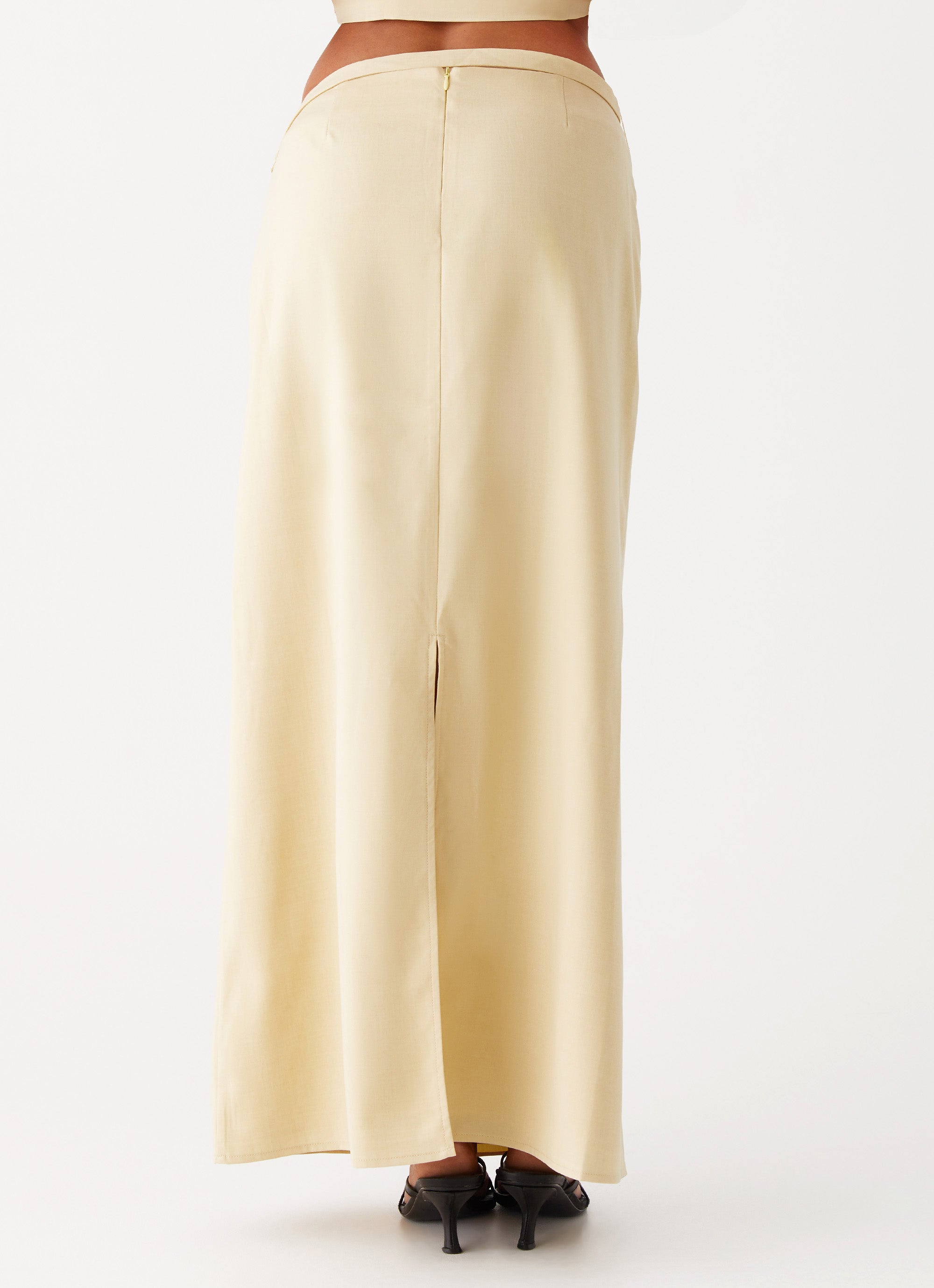 Azura Maxi Skirt for Women - Flowy Long Boho Skirt in Yellow | Perfect for Beach, Vacation & Summer Outfits