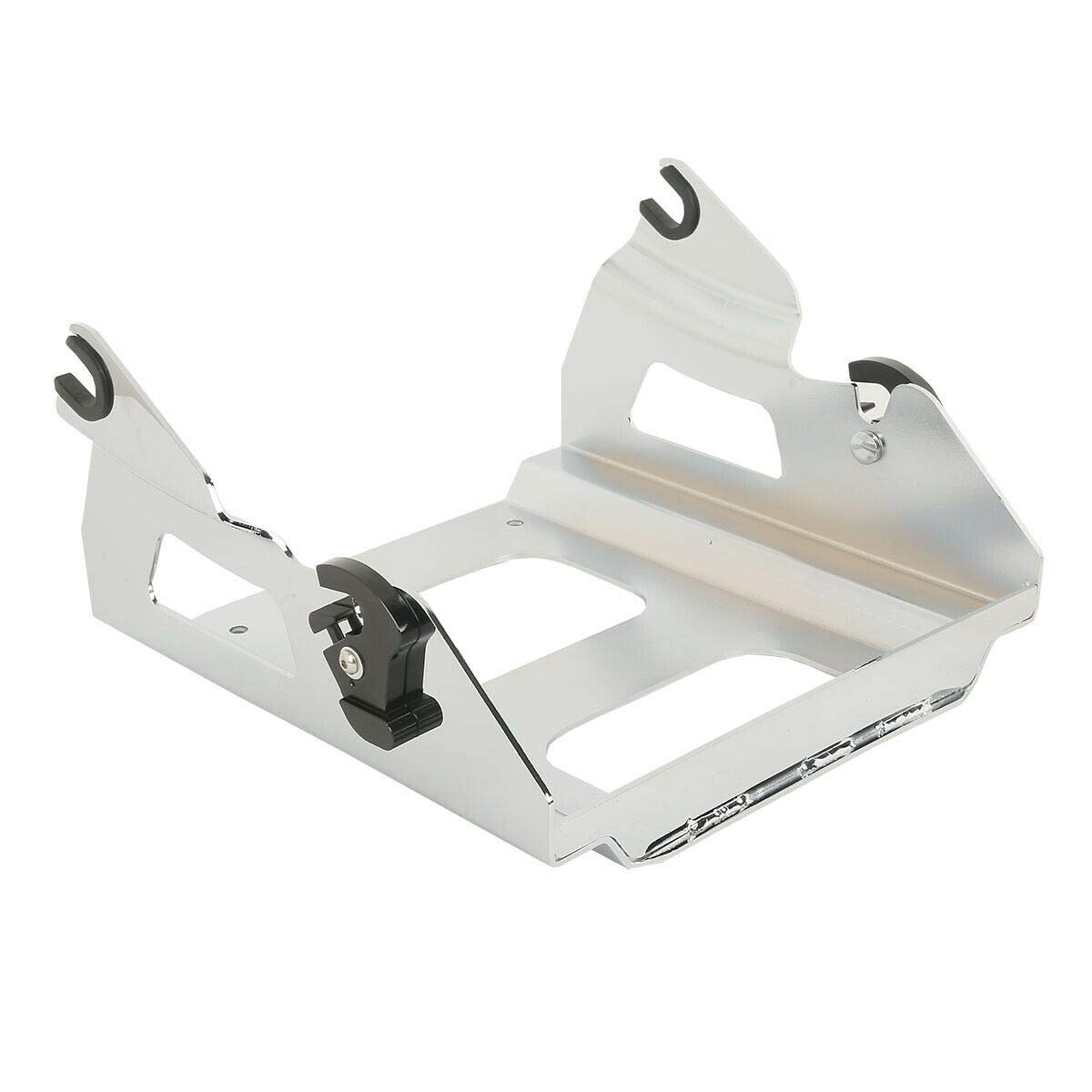 TCMT 4-Point Docking Hardware Luggage Rack for Harley Touring 2009-2013 Models (Style F) - Motorcycle Saddlebag Support & Storage Solution