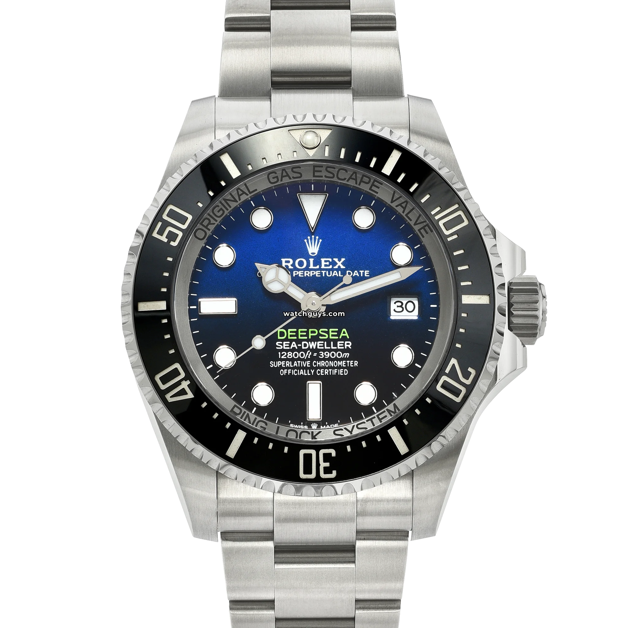 Rolex Sea-Dweller Deepsea 136660 Men's Luxury Dive Watch - 44mm Stainless Steel, Black Dial, James Cameron Edition for Professional Scuba Diving & Deep Sea Exploration