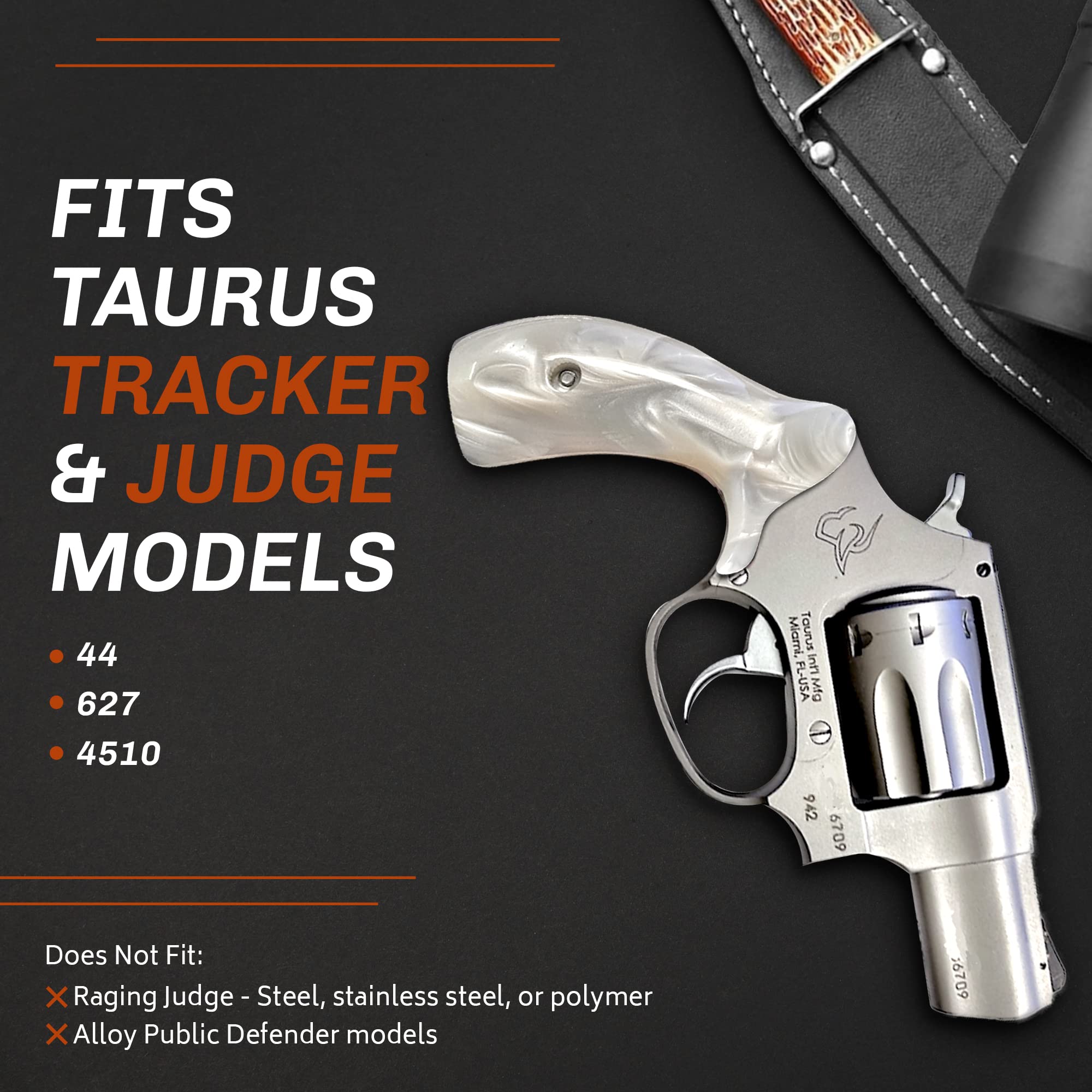 Premium Replacement Gun Grips for Taurus 856 & 942 Series - Ergonomic Design for Enhanced Shooting Comfort & Control - Perfect for Range Training, Home Defense & Concealed Carry